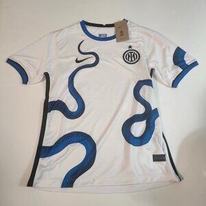 Nike Inter Milan 2021–22 Away Jersey White Snake — Men’s S | NWT